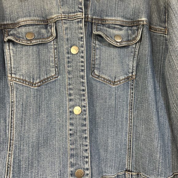Vintage Venezia Lane Bryant Blue Jean Denim Jacket Womens 22/24 - Picture 3 of 6
